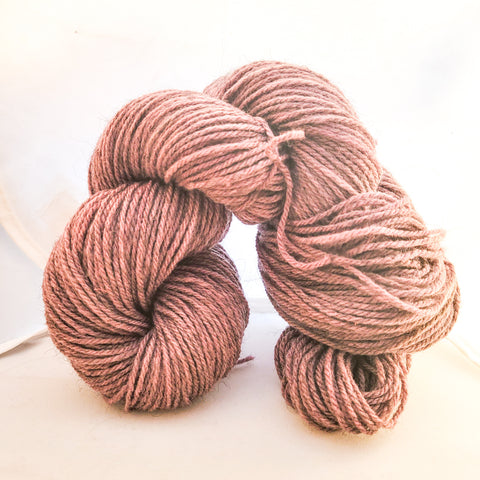 3 ply worsted Antique Mauve Yarn