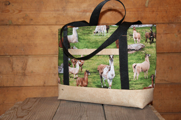 Alpaca Print Tote/Yarn Bag