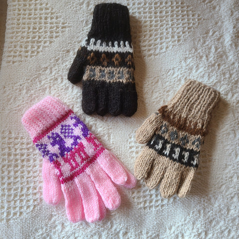 Children's Alpaca Gloves