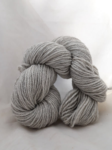 3 ply Sport Gray 75% Rambouillet. 25% Alpaca