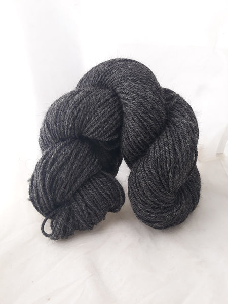 Dark Gray 100% Alpaca 3ply DK