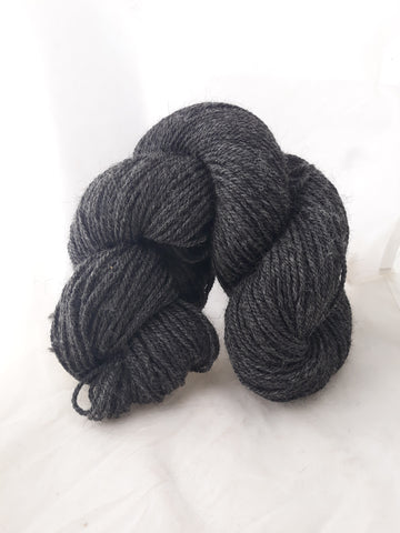 Dark Gray 100% Alpaca 3ply DK