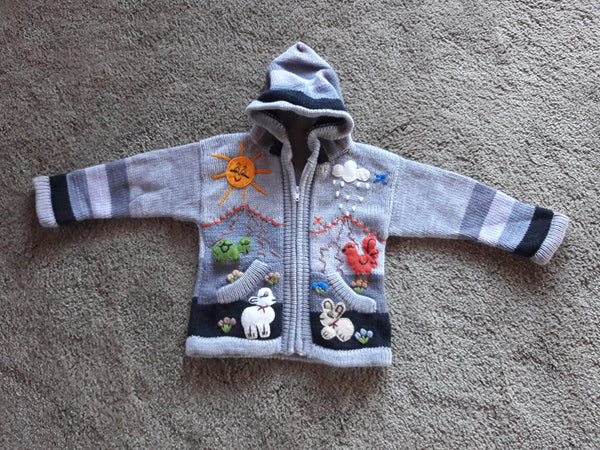 Toddler Hooded Cardigan/Sweater