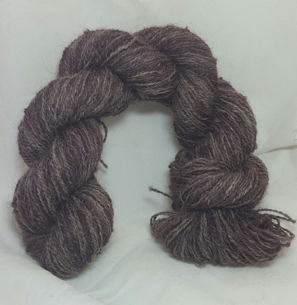 Purple and Gray, 2-ply Sport, 100% Llama