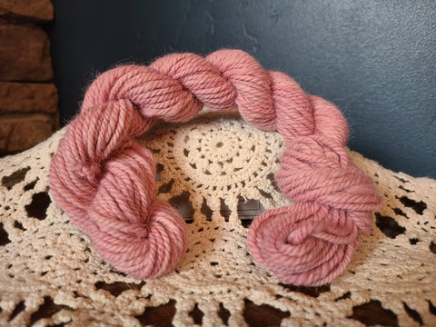 3-Ply Worsted - Light Sangria Small Skein