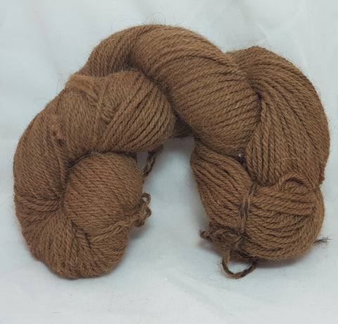 Brown 3-ply DK. 100% alpaca