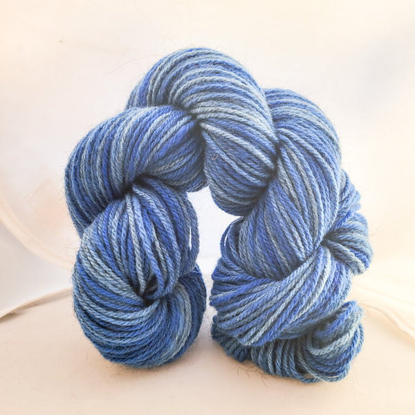 3 ply worsted Extreme Blue Yarn