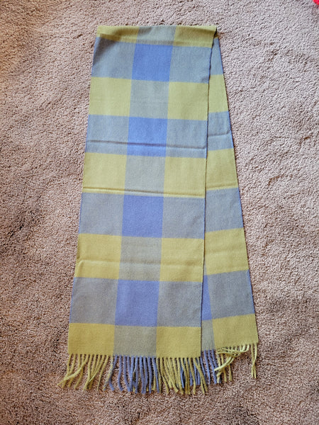 Plaid Alpaca Scarf