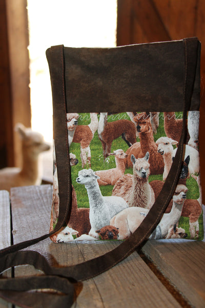 Alpaca Print Small Bag (Kindle/Ipad-Mini Bag)