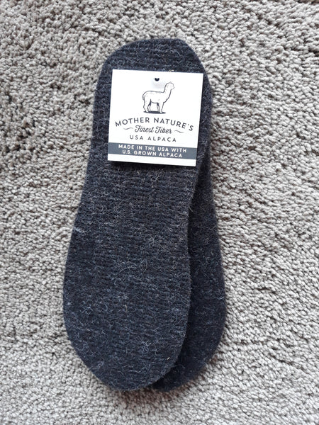 Felted Shoe Inserts (black)