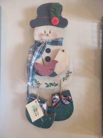 Wooden Snowman