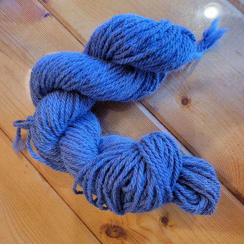 3 ply DK yarn 100% alpaca periwinkle