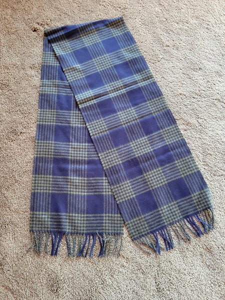 Plaid Alpaca Scarf