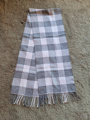 Plaid Alpaca Scarf